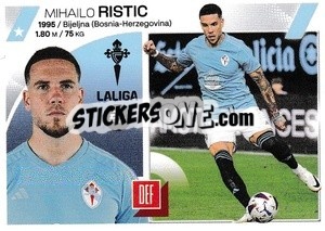 Sticker Mihailo Ristić (61) - RC Celta Vigo - LaLiga 2023-2024
 n. 719 - Panini