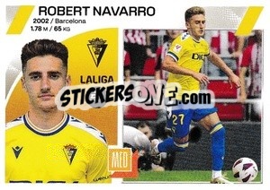 Sticker Robert Navarro (63) - Cádiz CF - LaLiga 2023-2024
 n. 721 - Panini