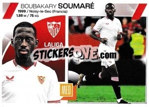 Sticker Boubakary Soumaré (64) - Sevilla CF - LaLiga 2023-2024
 n. 722 - Panini