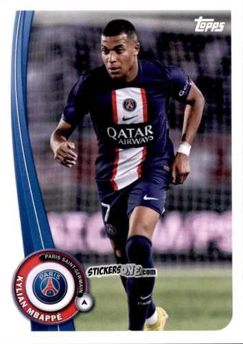 Figurina Kylian Mbappé - Paris-Saint Germain Fan Set 2022-2023 n. PA-20 - Topps