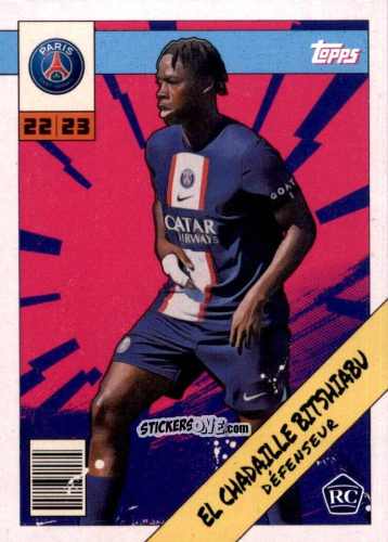 Cromo El Chadaille Bitshiabu - Paris-Saint Germain Fan Set 2022-2023 n. PAH-1 - Topps