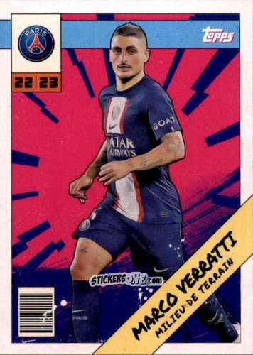 Figurina Marco Verratti - Paris-Saint Germain Fan Set 2022-2023 n. PAH-2 - Topps