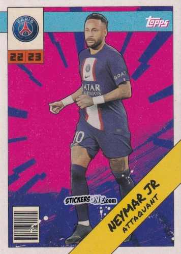 Sticker Neymar Jr - Paris-Saint Germain Fan Set 2022-2023 n. PAH-8 - Topps