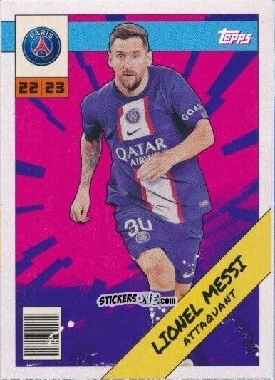 Sticker Lionel Messi - Paris-Saint Germain Fan Set 2022-2023 n. PAH-9 - Topps