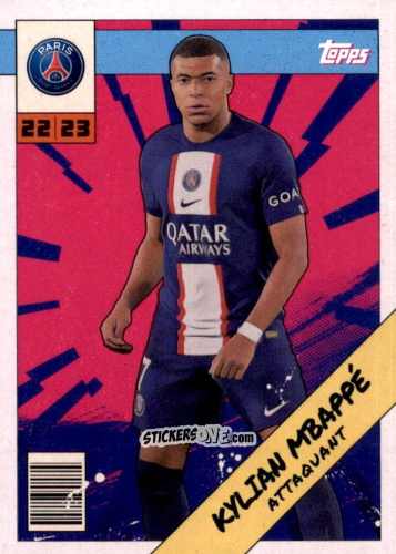 Figurina Kylian Mbappé - Paris-Saint Germain Fan Set 2022-2023 n. PAH-10 - Topps