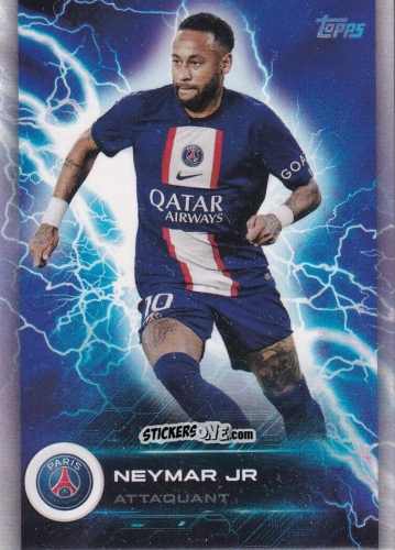Sticker Neymar Jr - Paris-Saint Germain Fan Set 2022-2023 n. PAS-3 - Topps