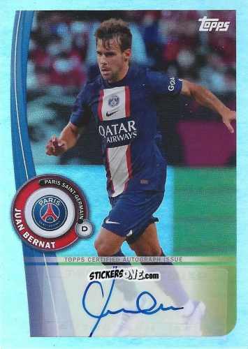Sticker Juan Bernat - Paris-Saint Germain Fan Set 2022-2023 n. BA-JB - Topps