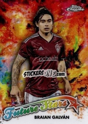 Sticker Braian Galván - Chrome MLS 2023
 - Topps