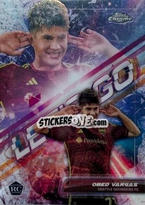 Sticker Obed Vargas - Chrome MLS 2023
 - Topps