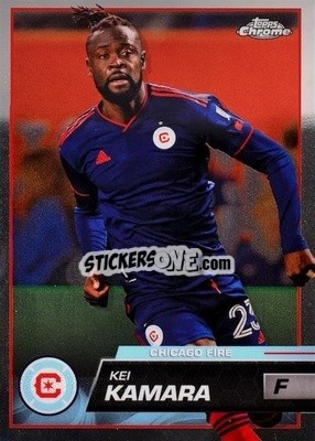 Sticker Kei Kamara - Chrome MLS 2023
 - Topps