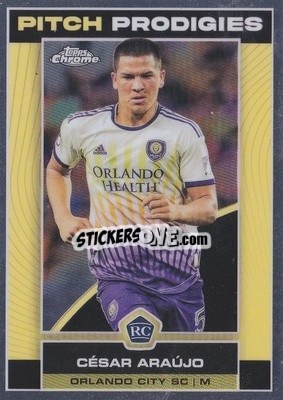 Sticker César Araújo - Chrome MLS 2023
 - Topps