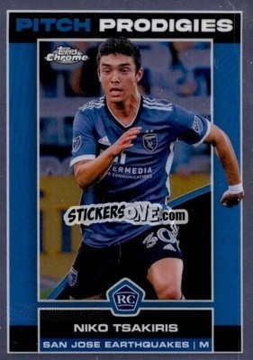 Sticker Niko Tsakiris - Chrome MLS 2023
 - Topps