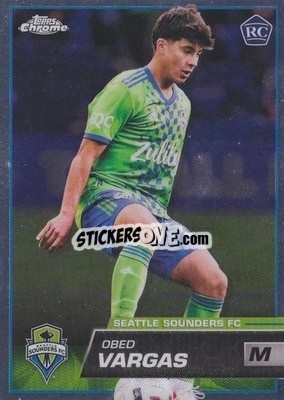 Sticker Obed Vargas - Chrome MLS 2023
 - Topps