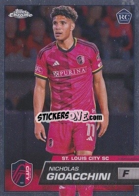 Sticker Nicholas Gioacchini - Chrome MLS 2023
 - Topps