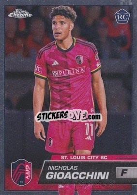 Cromo Nicholas Gioacchini - Chrome MLS 2023
 - Topps