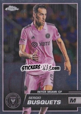 Figurina Sergio Busquets - Chrome MLS 2023
 - Topps