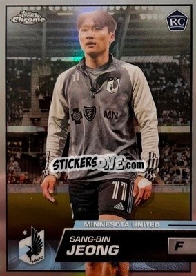 Sticker Sang-bin Jeong - Chrome MLS 2023
 - Topps