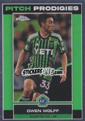 Figurina Owen Wolff - Chrome MLS 2023
 - Topps