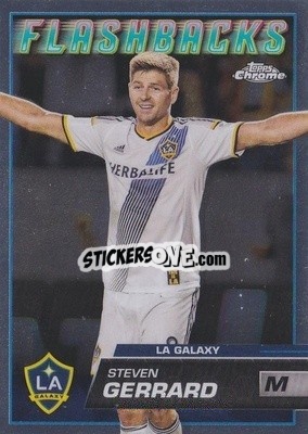 Sticker Steven Gerrard - Chrome MLS 2023
 - Topps