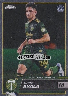 Sticker David Ayala - Chrome MLS 2023
 - Topps