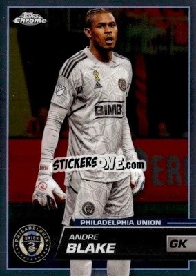 Sticker Andre Blake - Chrome MLS 2023
 - Topps
