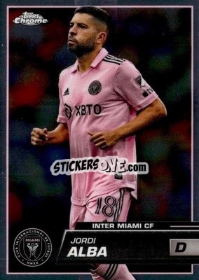 Sticker Jordi Alba - Chrome MLS 2023
 - Topps