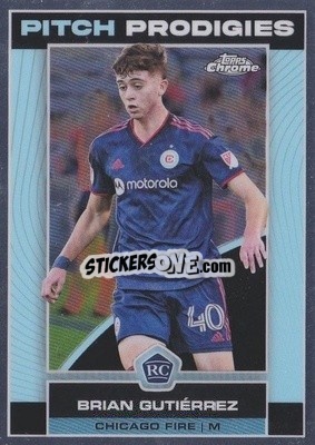 Sticker Brian Gutiérrez - Chrome MLS 2023
 - Topps