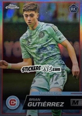 Sticker Brian Gutiérrez - Chrome MLS 2023
 - Topps