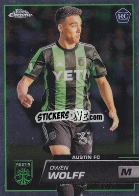 Sticker Owen Wolff - Chrome MLS 2023
 - Topps