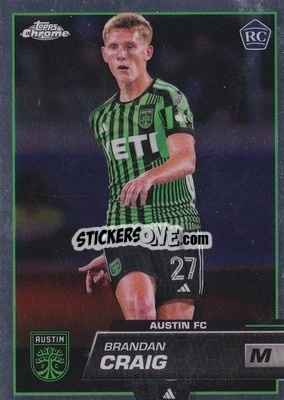 Sticker Brandan Craig - Chrome MLS 2023
 - Topps