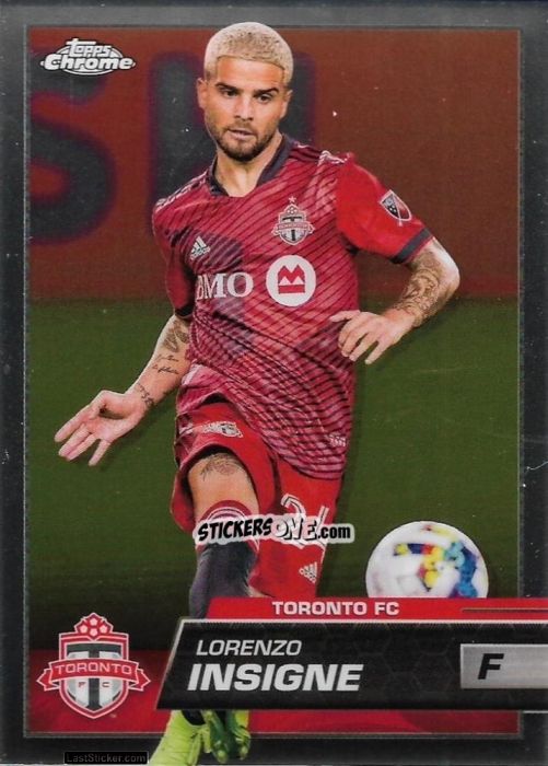 Sticker Lorenzo Insigne - Chrome MLS 2023
 n. 44 - Topps
