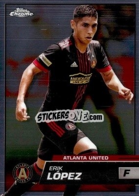 Sticker Erik López - Chrome MLS 2023
 - Topps