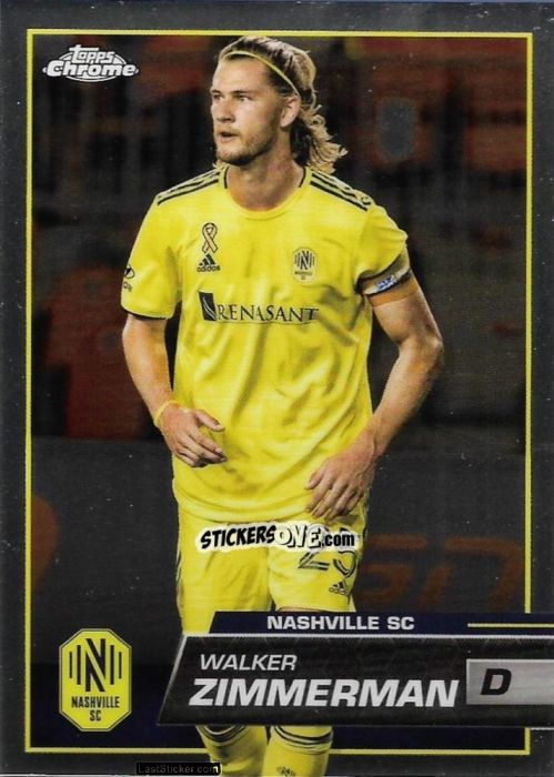 Sticker Walker Zimmerman - Chrome MLS 2023
 n. 53 - Topps