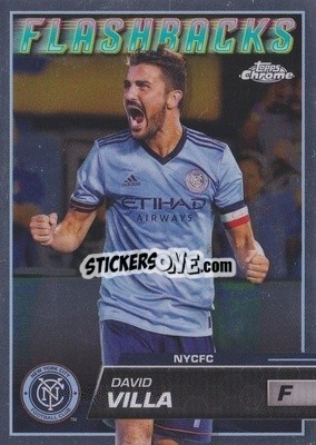 Sticker David Villa - Chrome MLS 2023
 - Topps