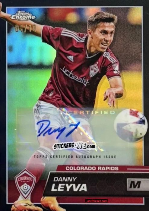 Sticker Danny Leyva - Chrome MLS 2023
 n. AU97 - Topps