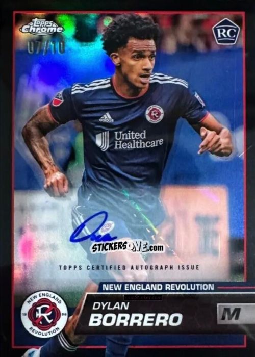 Sticker Dylan Borrero - Chrome MLS 2023
 n. AU126 - Topps