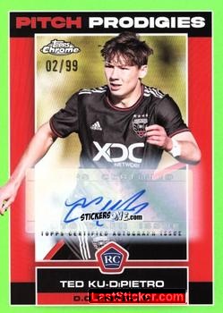 Sticker Ted Ku-DiPietro - Chrome MLS 2023
 n. AU192 - Topps