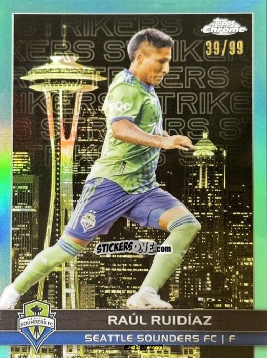 Sticker Raúl Ruidíaz - Chrome MLS 2023
 n. BCS-11 - Topps