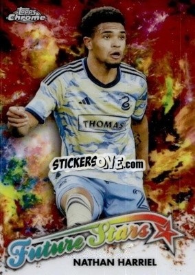 Sticker Nathan Harriel - Chrome MLS 2023
 - Topps