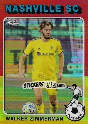 Sticker Walker Zimmerman - Chrome MLS 2021
 n. TF75-18 - Topps
