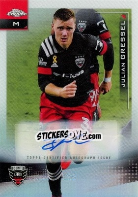 Sticker Julian Gressel - Chrome MLS 2021
 n. AR61 - Topps