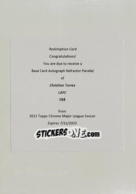 Sticker Christian Torres