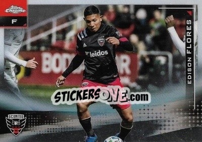Sticker Edison Flores - Chrome MLS 2021
 n. 48 - Topps