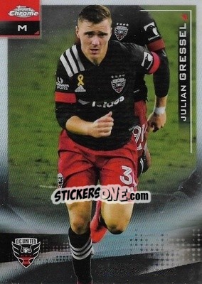 Sticker Julian Gressel - Chrome MLS 2021
 n. 61 - Topps