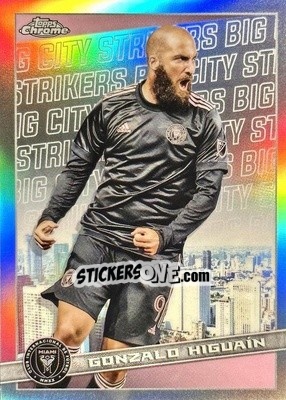 Sticker Gonzalo Higuaín - Chrome MLS 2022
 n. BCS-18 - Topps