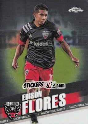 Sticker Edison Flores - Chrome MLS 2022
 n. 190 - Topps