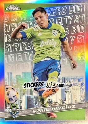 Sticker Raúl Ruidíaz - Chrome MLS 2022
 n. BCS-5 - Topps