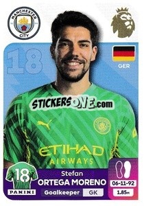 Figurina Stefan Ortega Moreno - English Premier League 2023-2024
 n. 406 - Panini