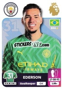 Sticker Ederson - English Premier League 2023-2024
 - Panini