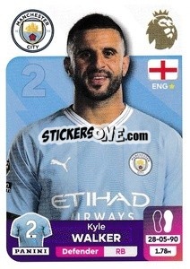 Sticker Kyle Walker - English Premier League 2023-2024
 - Panini